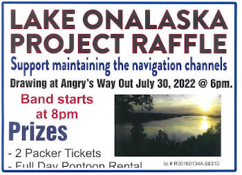 Lake Onalaska Raffle Poster